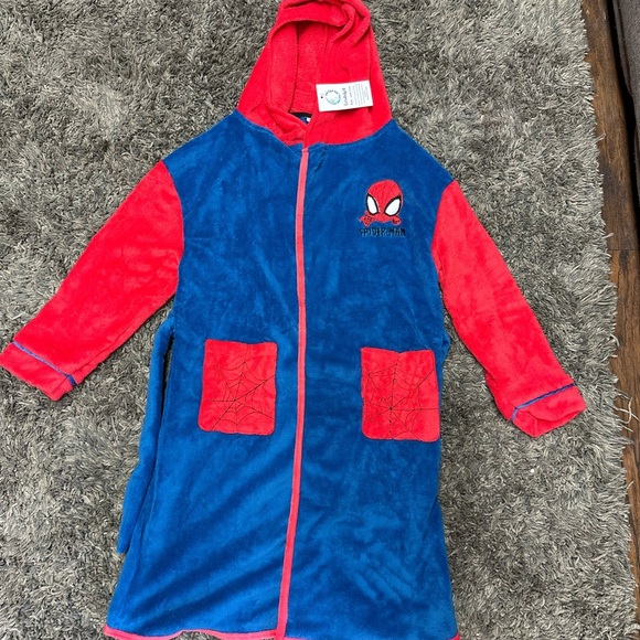 Kids Spider-Man Hooded Robe New size M <<26>> - Picture 6 of 6